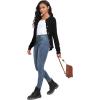 imageGRECERELLE Women Knit Cardigan Sweaters Long Sleeve Open Front Button Down Casual Trendy Jackets OutwearBlack
