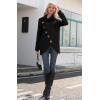 imageGRECERELLE Womens Fall Chunky Turtleneck Long Sleeve Asymmetric Hem Loose Knit Pullover Sweaters Tops S2XL02 Black
