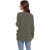 imageGRECERELLE Womens Long Sleeve Lightweight Open Front VNeck Casual Cardigan Sweaters Outerwear with Pockets 2025 S2XLArmy Green