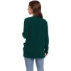 imageGRECERELLE Womens Long Sleeve Lightweight Open Front VNeck Casual Cardigan Sweaters Outerwear with Pockets 2025 S2XLDark Green