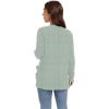 imageGRECERELLE Womens Long Sleeve Lightweight Open Front VNeck Casual Cardigan Sweaters Outerwear with Pockets 2025 S2XLLight Green