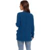 imageGRECERELLE Womens Long Sleeve Lightweight Open Front VNeck Casual Cardigan Sweaters Outerwear with Pockets 2025 S2XLRoyal Blue