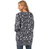 imageGRECERELLE Womens Long Sleeve Loose Knit Cable Open Front Button Down Cardigan Sweater Outerwear Coat with PocketsB03 Leopard Print Dark Gray