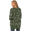 imageGRECERELLE Womens Long Sleeve Loose Knit Cable Open Front Button Down Cardigan Sweater Outerwear Coat with PocketsB04 Leopard Print Army Green
