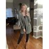 imageGRECERELLE Womens Long Sleeve Open Front Cardigan Button Down Ribbed Lightweight Knit Outerwear with Pocket05 Army Green