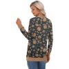 imageGRECERELLE Womens Long Sleeve Open Front Cardigan Button Down Ribbed Lightweight Knit Outerwear with PocketAster Green