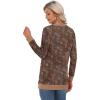 imageGRECERELLE Womens Long Sleeve Open Front Cardigan Button Down Ribbed Lightweight Knit Outerwear with PocketCashew Brown
