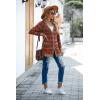 imageGRECERELLE Womens Long Sleeve Open Front Cardigan Button Down Ribbed Lightweight Knit Outerwear with PocketChristmas Tree Red