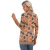 imageGRECERELLE Womens Long Sleeve Open Front Cardigan Button Down Ribbed Lightweight Knit Outerwear with PocketGinkgo Yellow