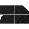 imageGRECERELLE Womens Loose Open Front Long Sleeve Chunky Knit Cable Cardigans Sweater with Pockets02 Black