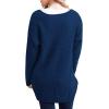 imageGRECERELLE Womens Loose Open Front Long Sleeve Chunky Knit Cable Cardigans Sweater with Pockets08 Navy Blue