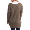 imageGRECERELLE Womens Loose Open Front Long Sleeve Chunky Knit Cable Cardigans Sweater with Pockets11 Dark Khaki