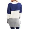 imageGRECERELLE Womens Loose Open Front Long Sleeve Chunky Knit Cable Cardigans Sweater with Pockets18 Pjwhite Blue