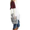 imageGRECERELLE Womens Loose Open Front Long Sleeve Chunky Knit Cable Cardigans Sweater with Pockets22 Pjwine Red