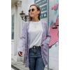 imageGRECERELLE Womens Loose Open Front Long Sleeve Chunky Knit Cable Cardigans Sweater with Pockets30 Fp Color Cyan Pink