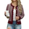 Striped-wind Red White