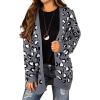 B-03 Leopard Print Dark Gray