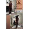 imageGRECERELLE 2025 Two Piece Sets for Women Summer Round Neck Cap Sleeve Top and Wide Leg Pants with PocketsDark Coffee