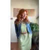 imageGRECERELLE 2025 Women Summer InsideOut VNeck Casual Loose Split WrinkleFree Midi Dress with PocketsAvocado Green