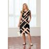 imageGRECERELLE 2025 Women Summer Round Neck Casual Loose Split WrinkleFree Midi Dress with Pockets XS3XLFp Black Rectangle