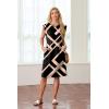 imageGRECERELLE 2025 Women Summer Round Neck Casual Loose Split WrinkleFree Midi Dress with Pockets XS3XLFp Black Rectangle
