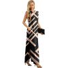 imageGRECERELLE 2025 Women YearRound Casual Round Neck Loose Split WrinkleFree Long Maxi Vacation Dress with Pockets XS3XLFp Black Rectangle