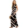 imageGRECERELLE 2025 Women YearRound Casual Round Neck Loose Split WrinkleFree Long Maxi Vacation Dress with Pockets XS3XLFp Black Rectangle