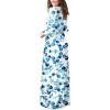 imageGRECERELLE Women Long Sleeve Casual Round Neck Loose Solid Floral Maxi Long Dress with Pockets S3XLBubble Blue