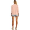 imageGRECERELLE Womens 34 Sleeve Summer Cardigan Lightweight Casual OpenFront Cropped Shrug Sweaters for WomenSolidlight Pink