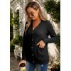 imageGRECERELLE Womens Lightweight Cardigan Sweater Casual Long Sleeve Knit Cardigan Open Front Outwear Jacket with Pockets02 Black
