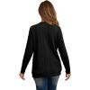 imageGRECERELLE Womens Lightweight Cardigan Sweater Casual Long Sleeve Knit Cardigan Open Front Outwear Jacket with Pockets02 Black