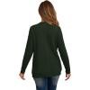 imageGRECERELLE Womens Lightweight Cardigan Sweater Casual Long Sleeve Knit Cardigan Open Front Outwear Jacket with Pockets08 Dark Green