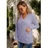 imageGRECERELLE Womens Lightweight Cardigan Sweater Casual Long Sleeve Knit Cardigan Open Front Outwear Jacket with Pockets10 Purple