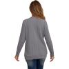 imageGRECERELLE Womens Lightweight Cardigan Sweater Casual Long Sleeve Knit Cardigan Open Front Outwear Jacket with Pockets15 Gray
