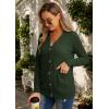imageGRECERELLE Womens Lightweight Cardigan Sweater Casual Long Sleeve Knit Cardigan Open Front Outwear Jacket with Pockets16 Army Green