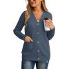 imageGRECERELLE Womens Lightweight Cardigan Sweater Casual Long Sleeve Knit Cardigan Open Front Outwear Jacket with Pockets17 Denim Blue