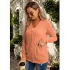 imageGRECERELLE Womens Lightweight Cardigan Sweater Casual Long Sleeve Knit Cardigan Open Front Outwear Jacket with Pockets18 Pumpkin
