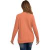 imageGRECERELLE Womens Lightweight Cardigan Sweater Casual Long Sleeve Knit Cardigan Open Front Outwear Jacket with Pockets18 Pumpkin