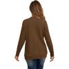 imageGRECERELLE Womens Lightweight Cardigan Sweater Casual Long Sleeve Knit Cardigan Open Front Outwear Jacket with Pockets19 Brown