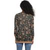 imageGRECERELLE Womens Long Sleeve Open Front Cardigan Casual VNeck Curved Hem Ribbed Knit Sweater Outerwear with PocketsAster Green