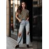 imageGRECERELLE Women 2025 Cap Sleeve Tops Summer Casual Tee Shirt Loose Crew Neck Basic Tank Trendy Work Vacation Outfits S2XLBlack Khaki Heart