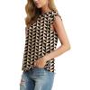 imageGRECERELLE Women 2025 Cap Sleeve Tops Summer Casual Tee Shirt Loose Crew Neck Basic Tank Trendy Work Vacation Outfits S2XLBlack Khaki Heart