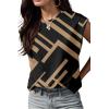 imageGRECERELLE Women 2025 Cap Sleeve Tops Summer Casual Tee Shirt Loose Crew Neck Basic Tank Trendy Work Vacation Outfits S2XLBlack Rectangle