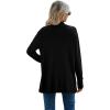 imageGRECERELLE Womens Long Sleeve Open Front Lightweight Casual Business Dressy Cardigan Sweater Fall WinterBlack