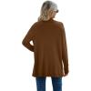 imageGRECERELLE Womens Long Sleeve Open Front Lightweight Casual Business Dressy Cardigan Sweater Fall WinterCoffee