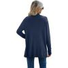 imageGRECERELLE Womens Long Sleeve Open Front Lightweight Casual Business Dressy Cardigan Sweater Fall WinterIndigo