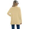 imageGRECERELLE Womens Long Sleeve Open Front Lightweight Casual Business Dressy Cardigan Sweater Fall WinterLight Yellow