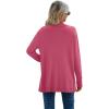 imageGRECERELLE Womens Long Sleeve Open Front Lightweight Casual Business Dressy Cardigan Sweater Fall WinterPeach Red