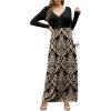 imageGRECERELLE Womens Long Sleeve V Neck Casual Button Maxi Dress 2025 with PocketsBoho Khaki