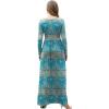 imageGRECERELLE Womens Long Sleeve V Neck Casual Button Maxi Dress 2025 with PocketsGreen Khaki
